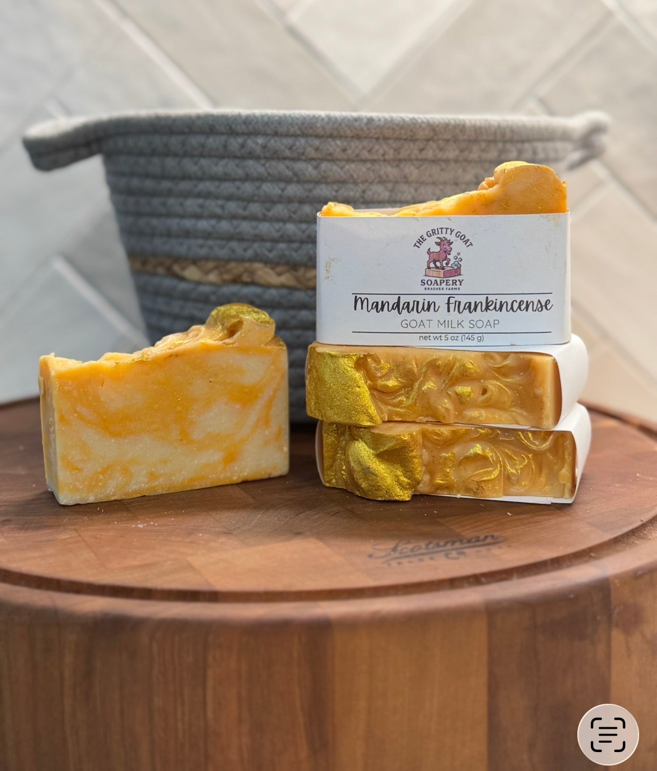 Mandarin Frankincense – Goat Milk Soap